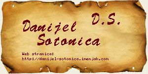 Danijel Sotonica vizit kartica